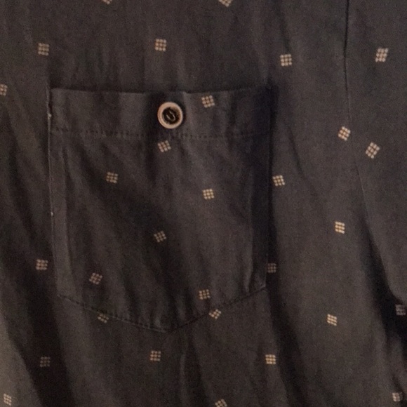 Point Zero Vintage Organic Cotton blue with white square dot pattern slim fit - Picture 4 of 8